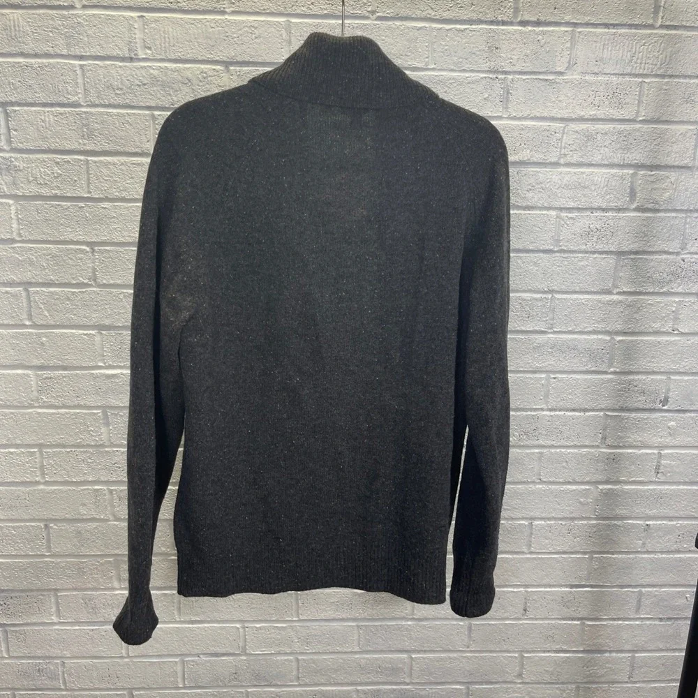 J.Crew Lambswool Donegal Cardigan Sweater Mens M Fisherman Cabincore Preppy Y2K